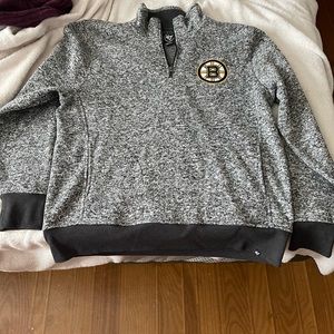 BRUINS 1/4 ZIP PULLOVER
